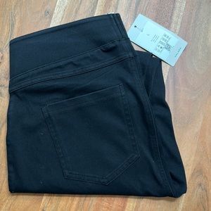 HalaraMagic High Waisted Back Side Pocket Stretchy Knit Denim Casual Leggings